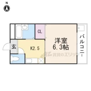 すまいるハイツ【305号室】の間取り