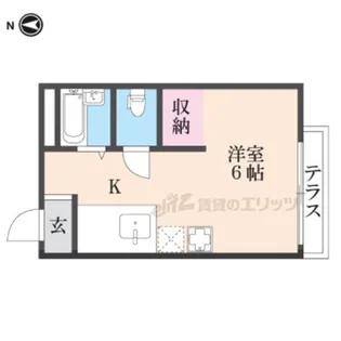 西台ハイツV【101号室】の間取り