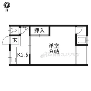 輝湖里荘【206号室】の間取り
