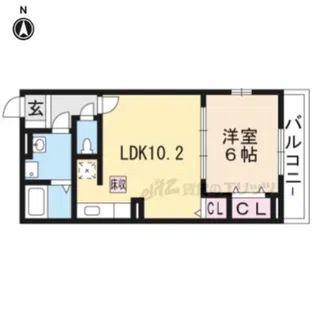 セレーノ【1階】の間取り