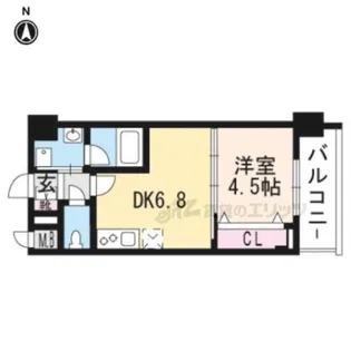 べラジオ京都烏丸十条?【5階】の間取り