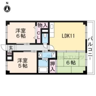 イーハトーブ俣野【302号室】の間取り