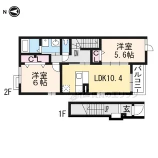 ベル プロムナード【2階】の間取り