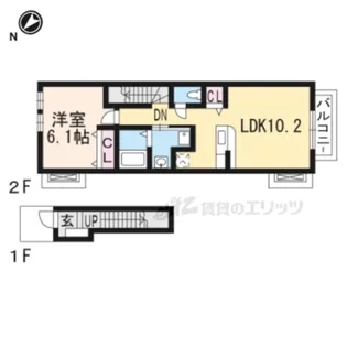 シェノートルヨノミ【2階】の間取り