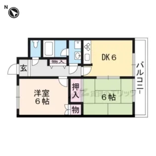 フォレスト旭【2階】の間取り