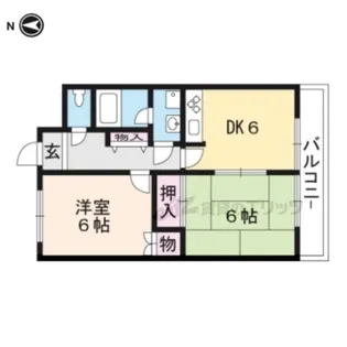 フォレスト旭【103号室】の間取り