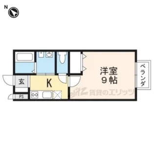 ガーデンハイツ【2階】の間取り