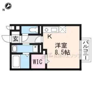 ATAGO【201号室】の間取り