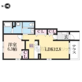 シェル・ラポール?【1階】の間取り