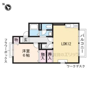 サンハイム【202号室】の間取り