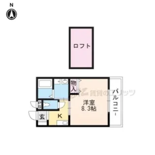 WINDMILL本町【206号室】の間取り