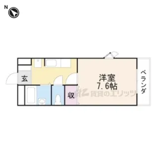 リバティヒルズ21【1階】の間取り