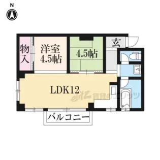 シーズン嵐山【304号室】の間取り