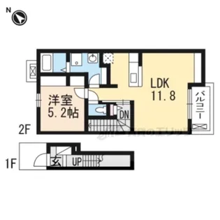 アクア フォレスト【2階】の間取り