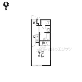レオパレスクレールアミラ【203号室】の間取り