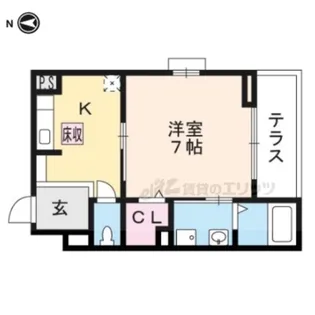 サンリットM【1階】の間取り