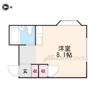 プールブゥ【2階】の間取り