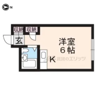 プールブゥ【2階】の間取り
