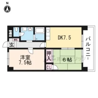 グレース安曇【304号室】の間取り