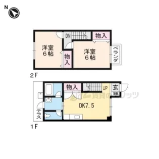 安曇川ハイム【B号室】の間取り