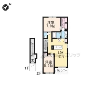 カメリア【2階】の間取り