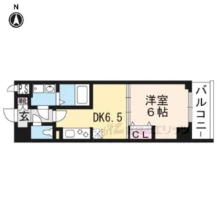 ベラジオ京都西大路ウエスト【3階】の間取り