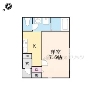 モンタネール【2階】の間取り