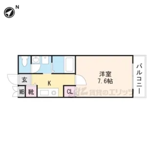 モンタネール【2階】の間取り