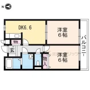 クラフィーB【1階】の間取り