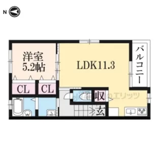 DEFT4【2号室】の間取り