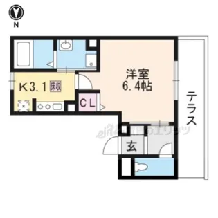 クレールソフィア【1階】の間取り