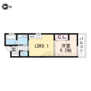 パインクレストJIN【2階】の間取り