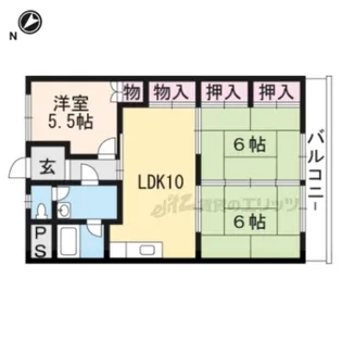 ライフレジデンス21【403号室】の間取り