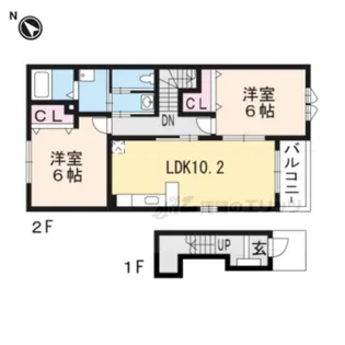 ラッフィナートA【2階】の間取り