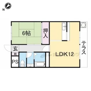 メゾン華【105号室】の間取り