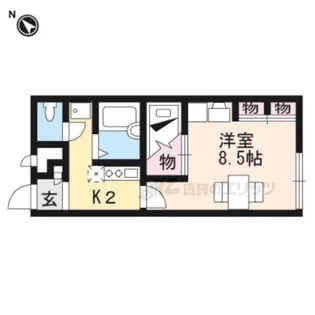 レオパレスメゾンこなん?【1階】の間取り