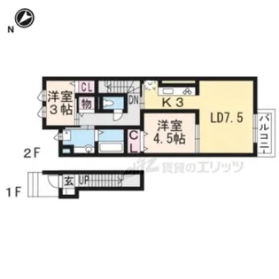 San du Will ?【2階】の間取り