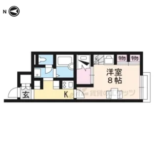 レオパレス城東【102号室】の間取り