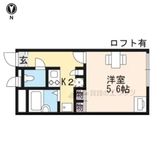 レオパレス滋賀【202号室】の間取り