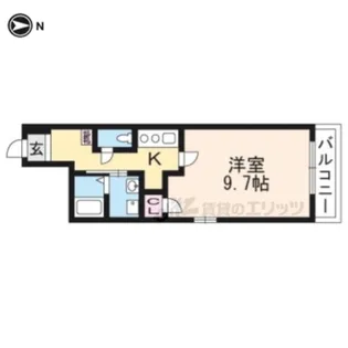 サクシード伏見車町1st【3階】の間取り