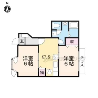アカース【1階】の間取り