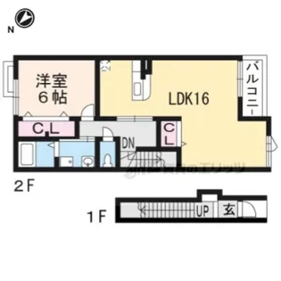 L・Heart【2階】の間取り