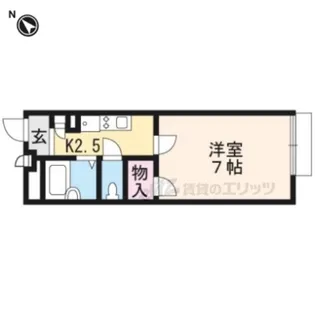 レオパレスМUTSUMI【109号室】の間取り