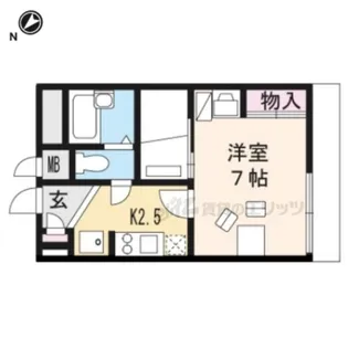 レオパレスZEZE【1階】の間取り