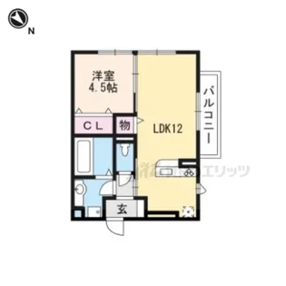 フラン苅原【2階】の間取り