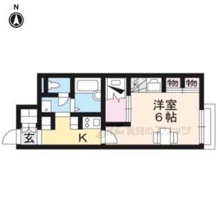 レオパレス市子殿【101号室】の間取り