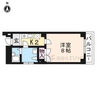 百楽ビル【401号室】の間取り