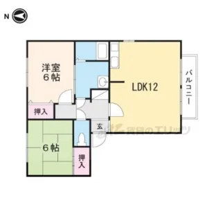 パークハイムA【101号室】の間取り