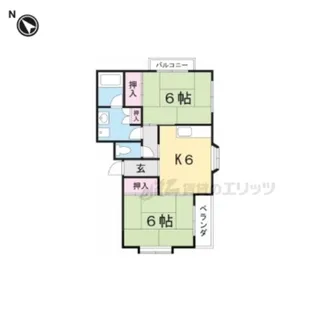 ハイツソワナカ【3階】の間取り