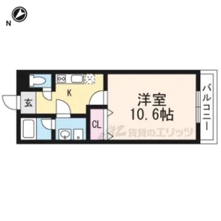 グラン・ユニヴェール【2階】の間取り